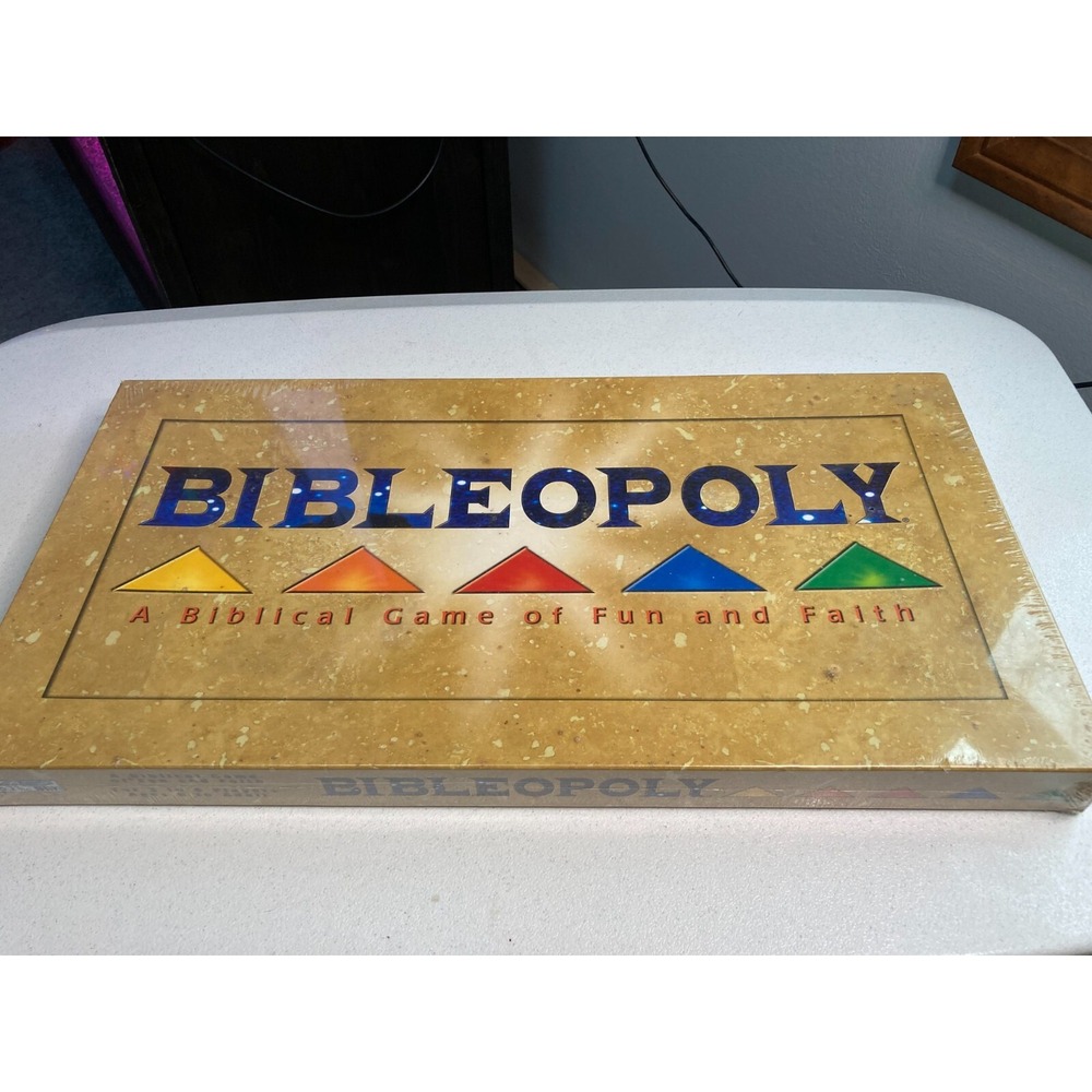 BIBLEOPOLY Monopoly Board Game Late For The Sky Brand New!!!